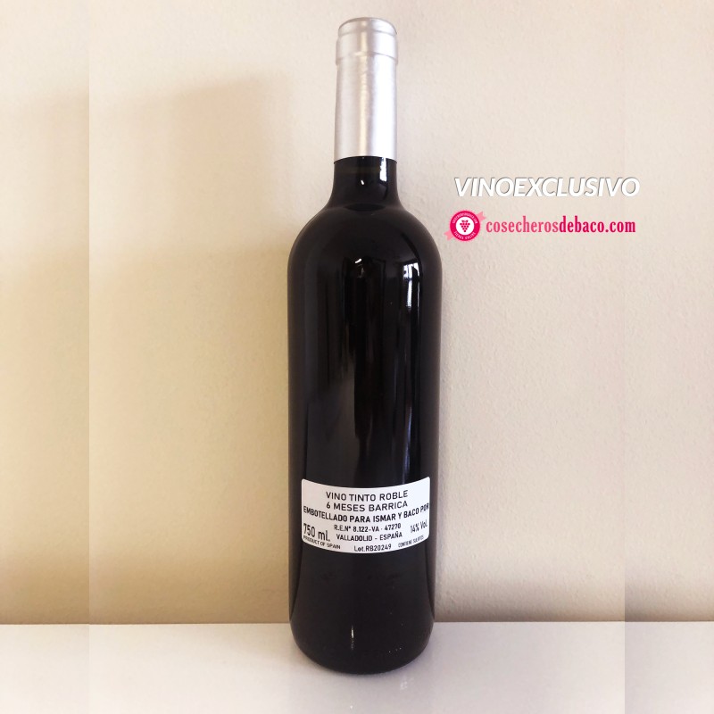 Vino Ismar Baco 6 meses roble | Cosecheros de Baco